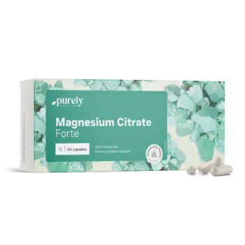 Magnesiumcitrat Forte + Vitamin B6, 60 Kapseln