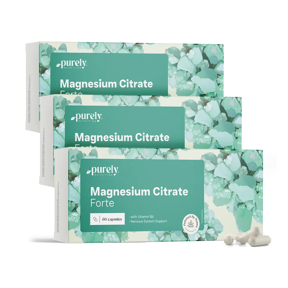 Magnesiumcitrat Forte + Vitamin B6.