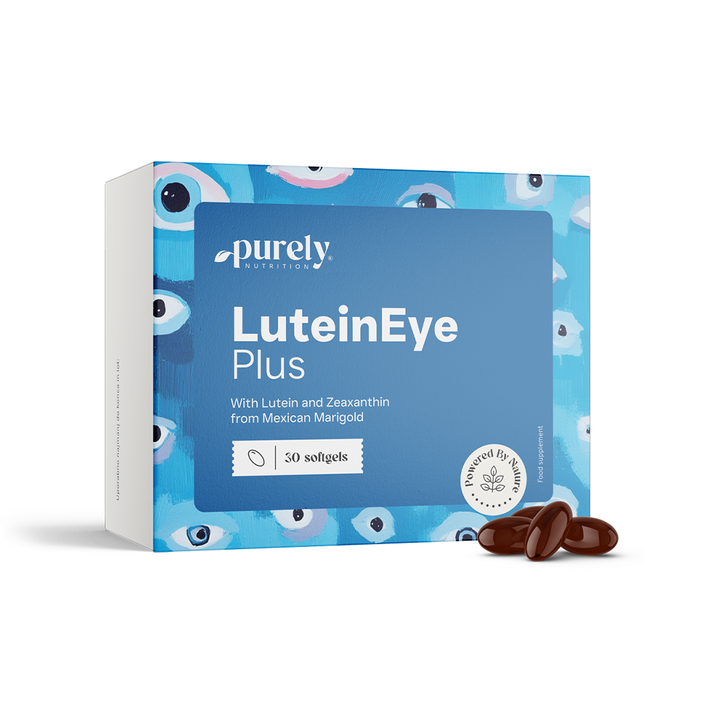 LuteinEye Plus – Komplex mit Lutein und Zeaxanthin, 30 Weichkapseln
