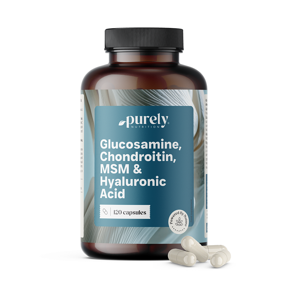 Glucosamin, Chondroitin, MSM und Hyaluronsäure.