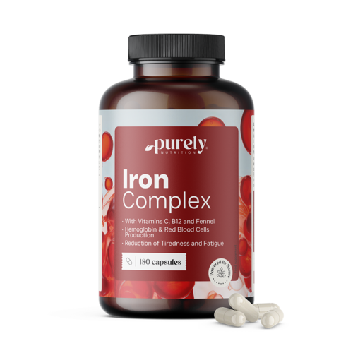 Iron Complex – Eisen mit den Vitaminen C und B12, 180 Kapseln