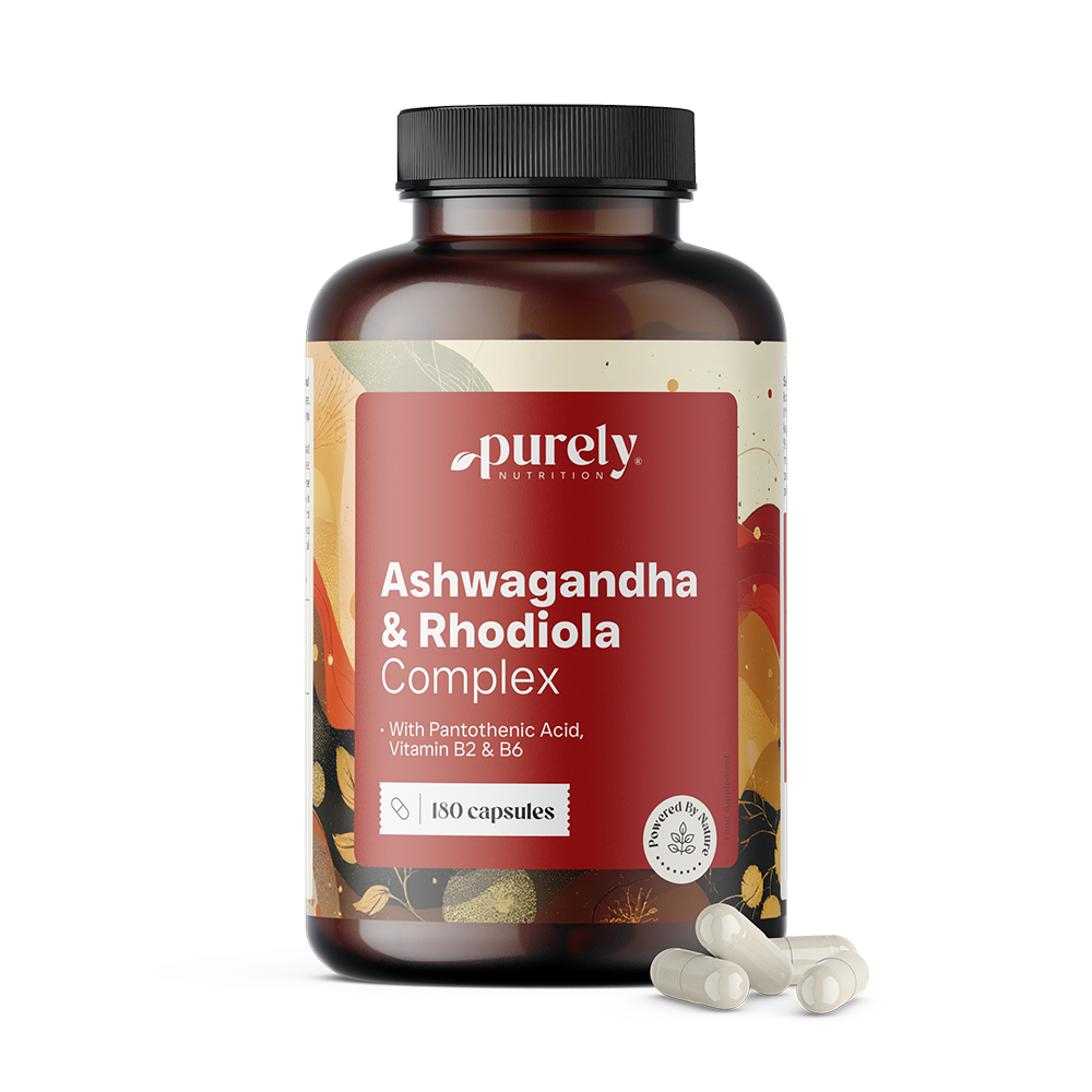 Ashwagandha und Rosenwurz.