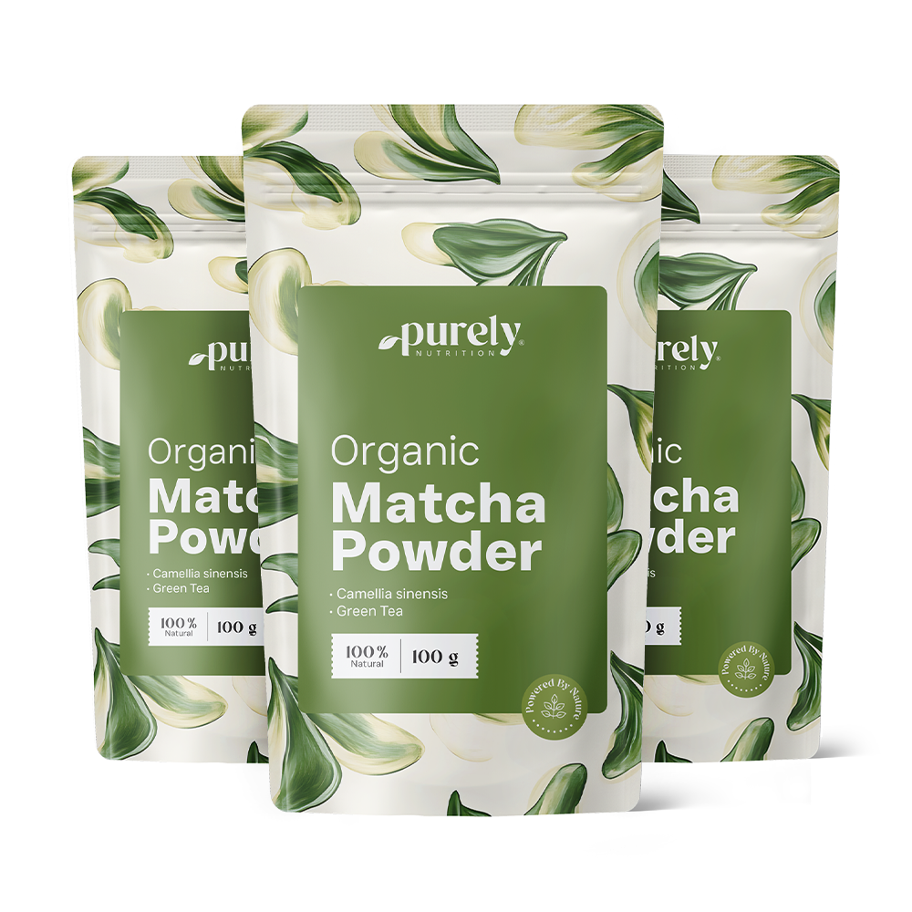 3x BIO Matcha Pulver, zusammen 300 g