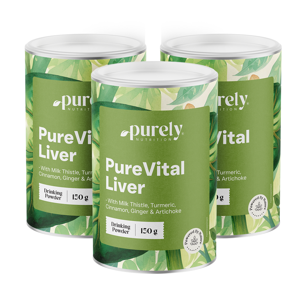 3x PureVital Liver - Kräuterkomplex, zusammen 450 g