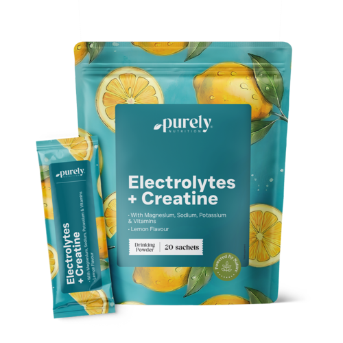 Elektrolyte mit Kreatin – Zitrone, 20 Beutel