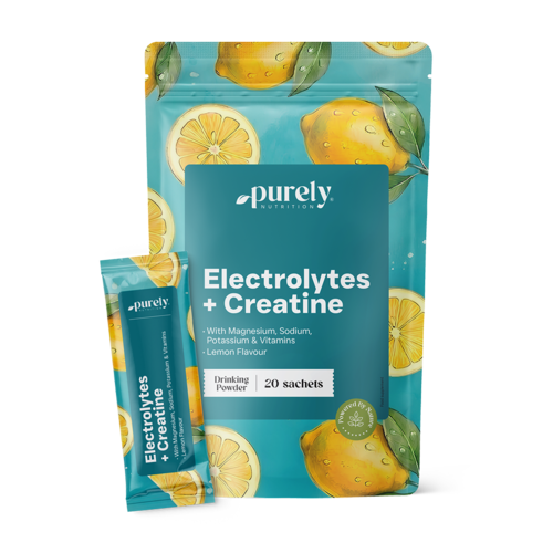 Elektrolyte mit Kreatin – Zitrone, 20 Beutel